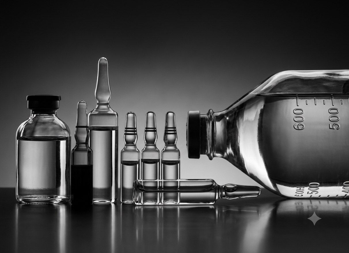 Chemotherapy drugs in vials and IVs